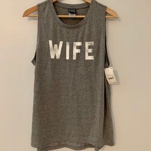 Modern Lux ‘Wife’ Muscle Tee NWT XL